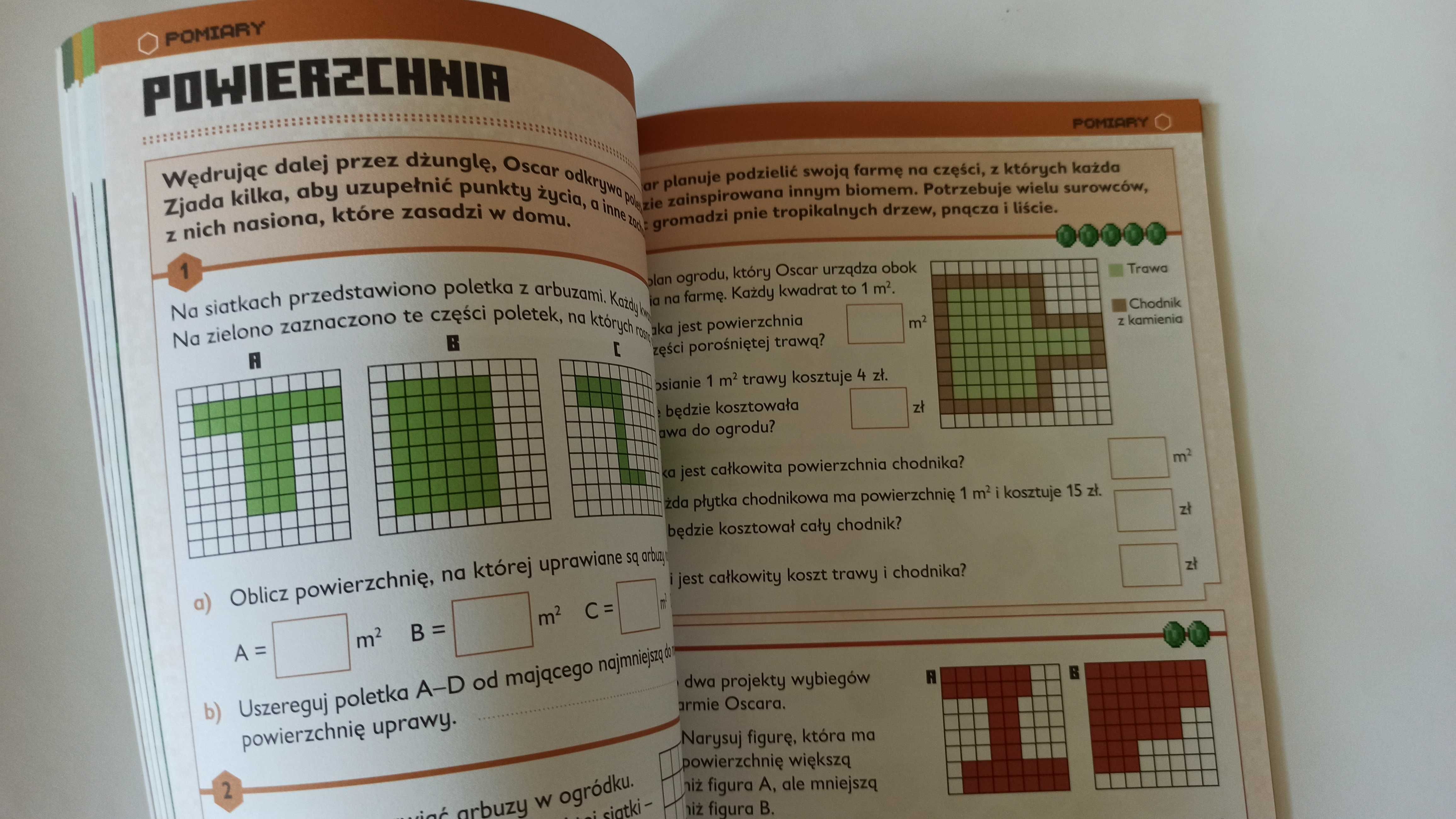 Minecraft – Matematyka MeGa zadania  dla dzieci 10+