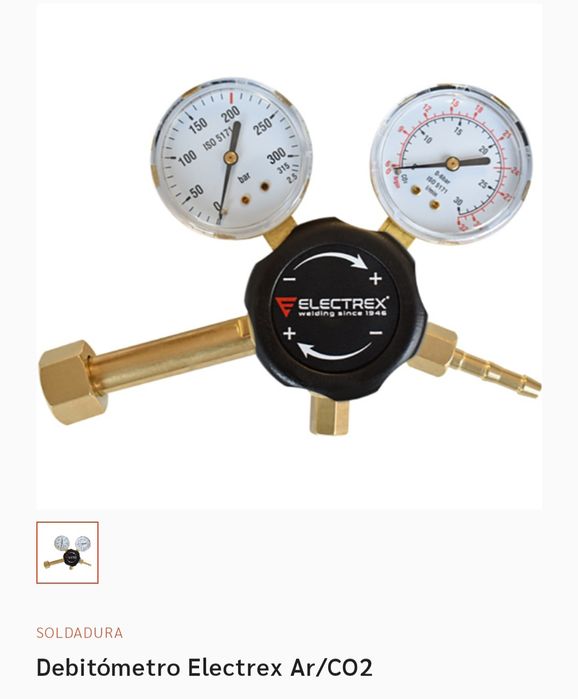 Regulador Electrex de gás para maquina de soldar.