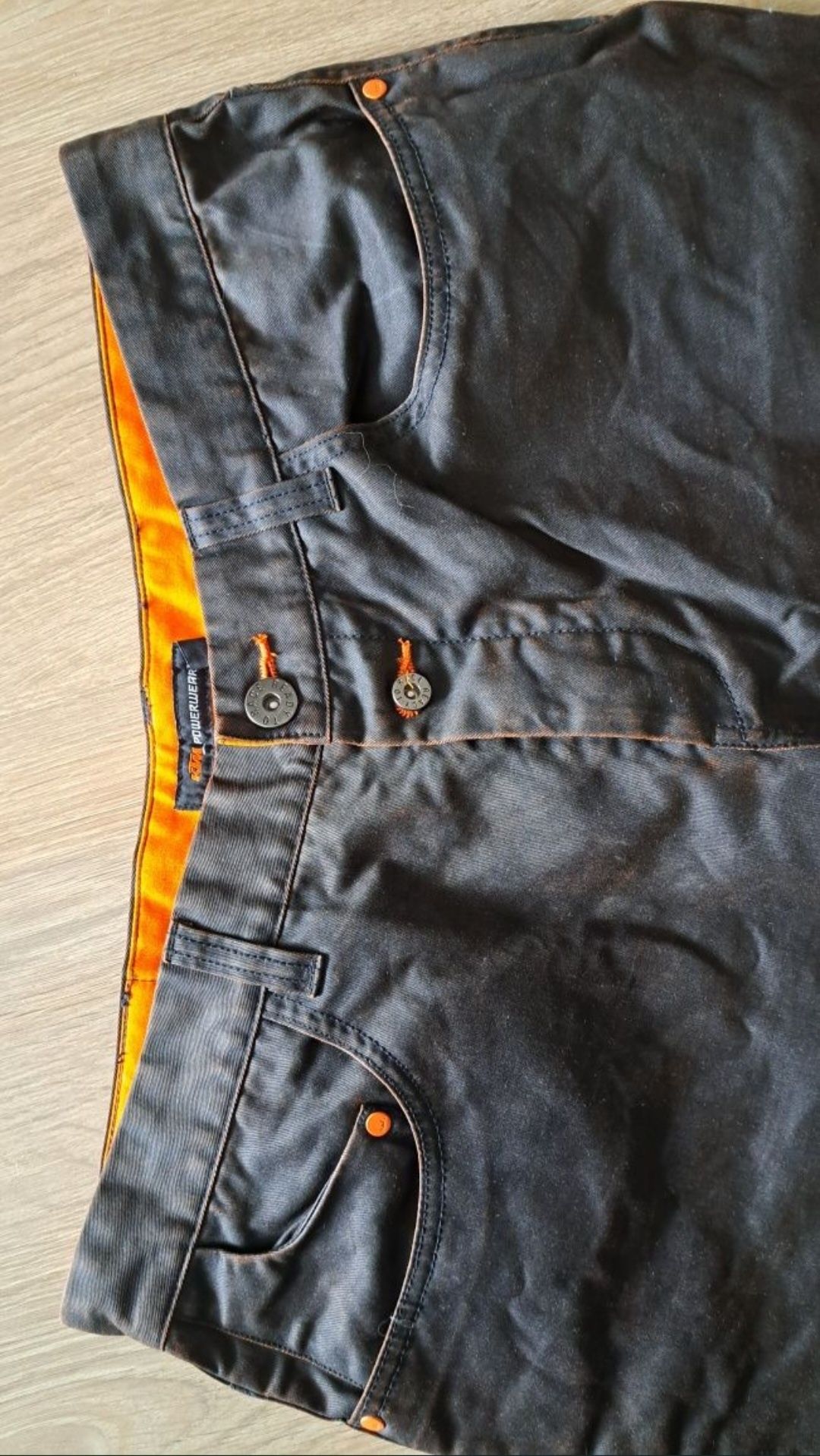 KTM spodnie jeans codzienne jeansowe 36/34