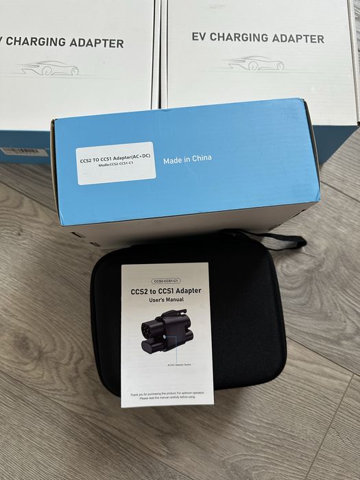 Адаптер перехідник CCS2 to CCS1 400А Найпотужніший Топ переходник