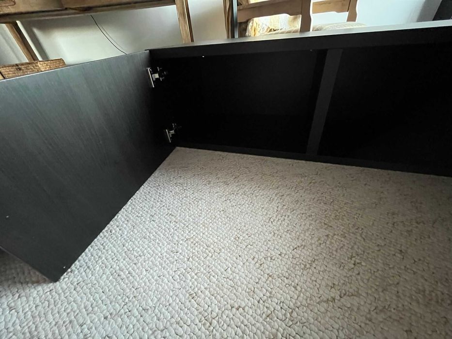 szafka ścienna 120 x 40 x 40 - brązowa