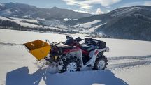 Pług do quada łyżka 2 w 1 Produkt uniwersalny Can Am Yamaha CF MOTO