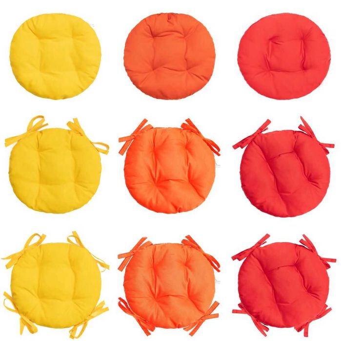Подушки круглі на стільці, табуретки та крісла 40см