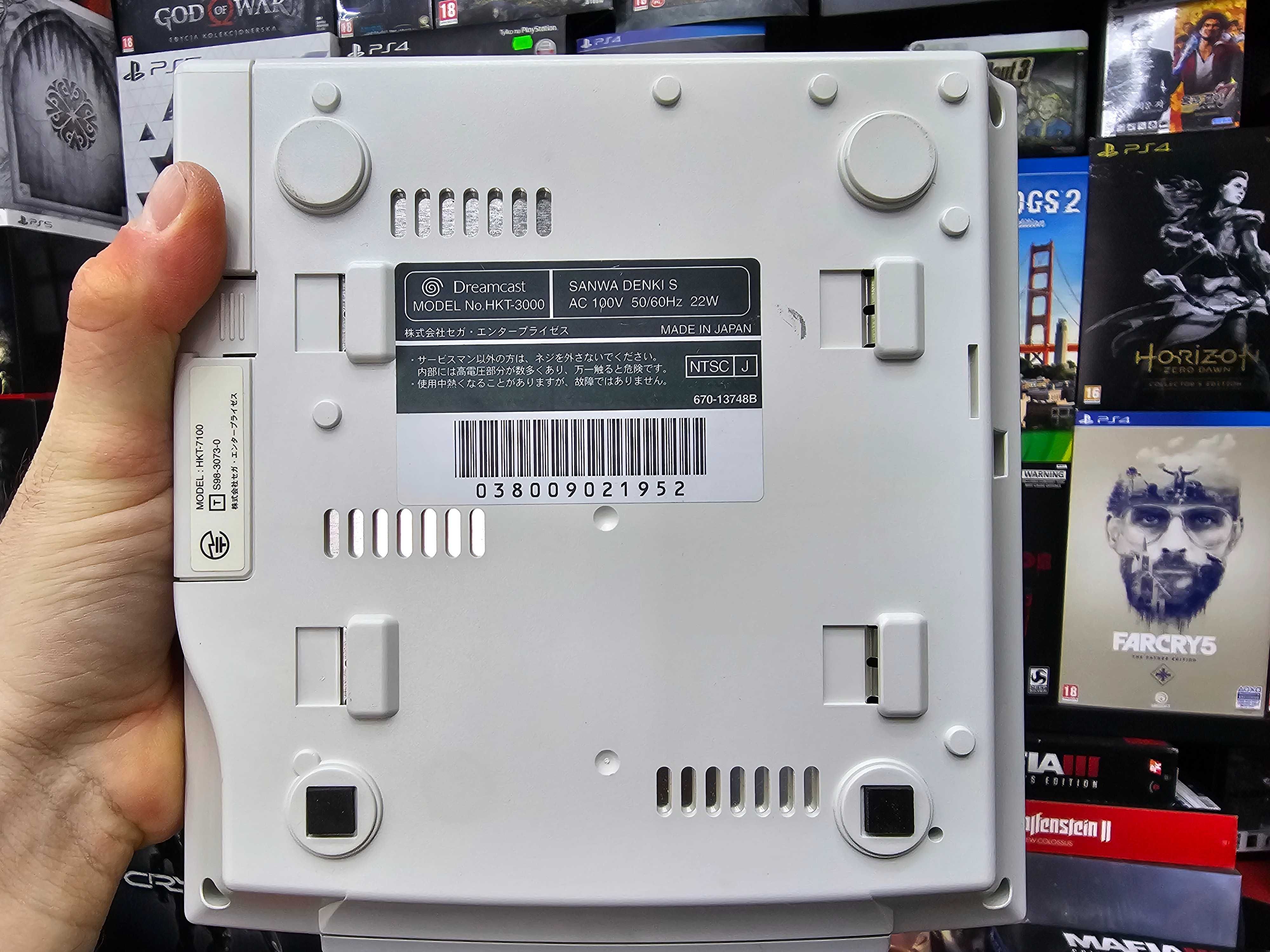 Konsola SEGA Dreamcast HKT-3000 NTSC-J pełen fabryczny komplet SKLEP