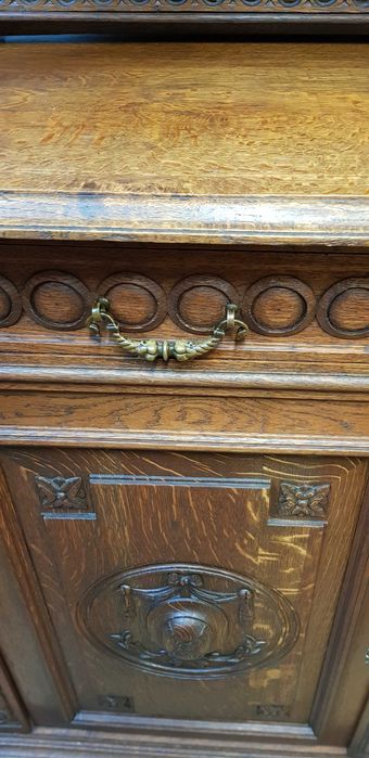 Stary drewniany kredens retro antyk w dobrym stanie