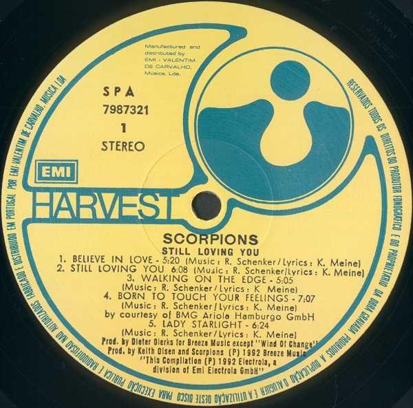 2 discos vinil SCORPIONS - Still Loving You + Uriah Heep - Look (1971)