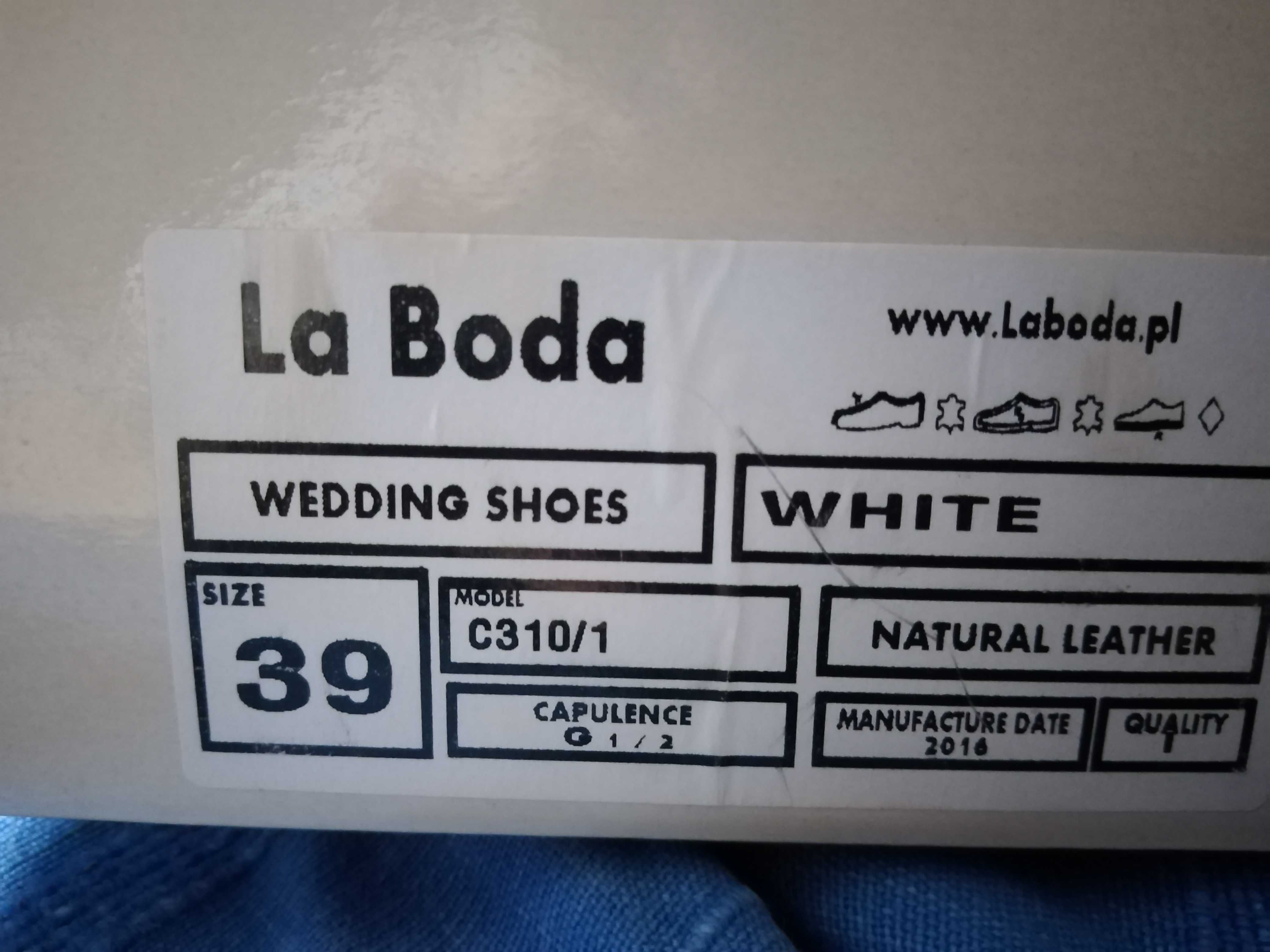 Buty ślubne la Boda 39