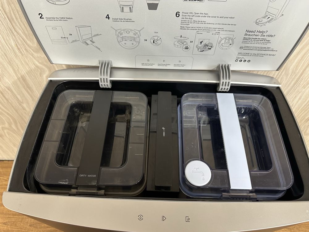 Робот-пилосос Ecovacs Deebot X1 Omni з Німеччини.