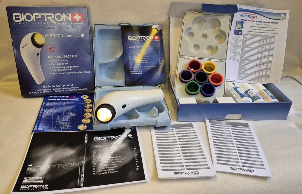 Lampa Bioptron Compact III + Koloroterapia Bioptron Zepter
