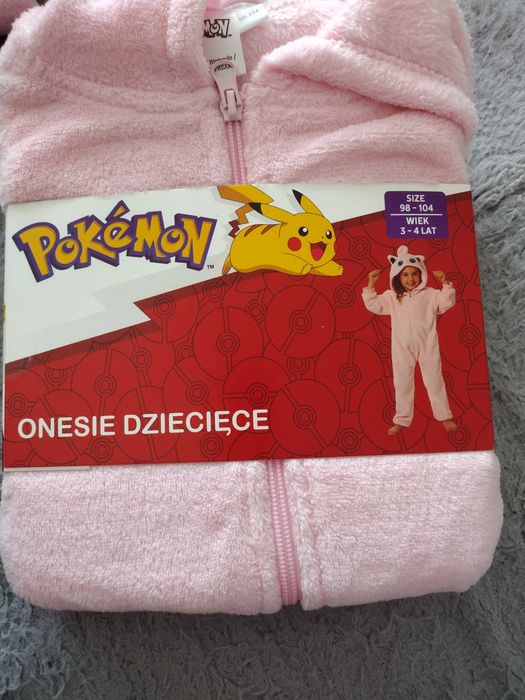 Jigglypuff Pokémon strój karnawałowy dla dziewczynki 98-104