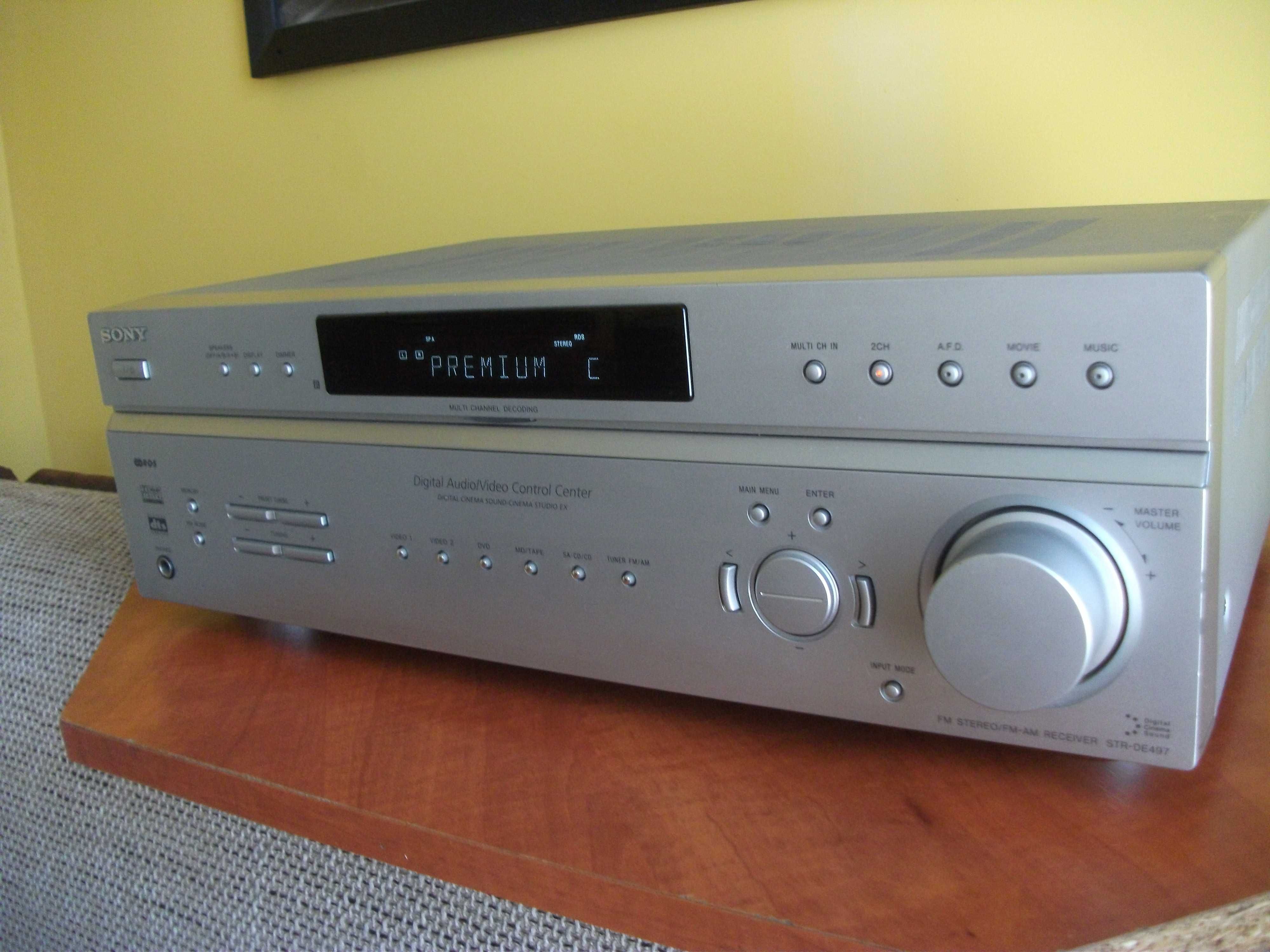 sony  str-de497 stereo hi-fi amplituner 5.1 dts rds