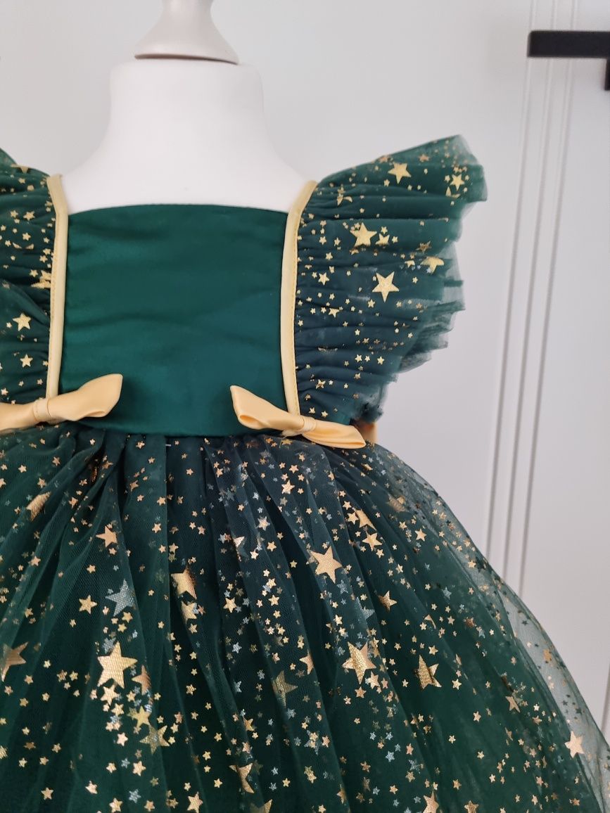 Sukienka z gwiazdkami r.90cm