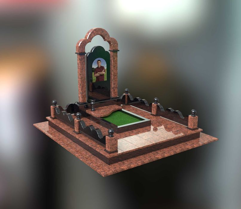 3D моделювання пам'ятників та гранітних комплексів. Від 400 грн