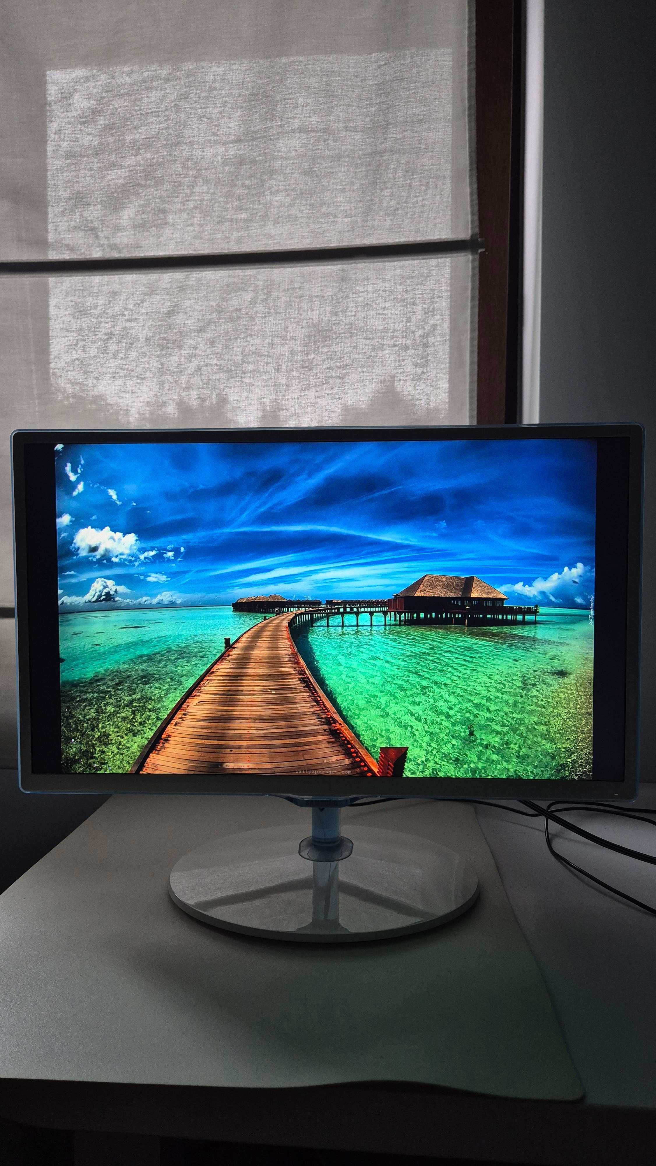 Monitor TV Samsung T24D391EW funkcja telewizora 24 cale FULL HD biały