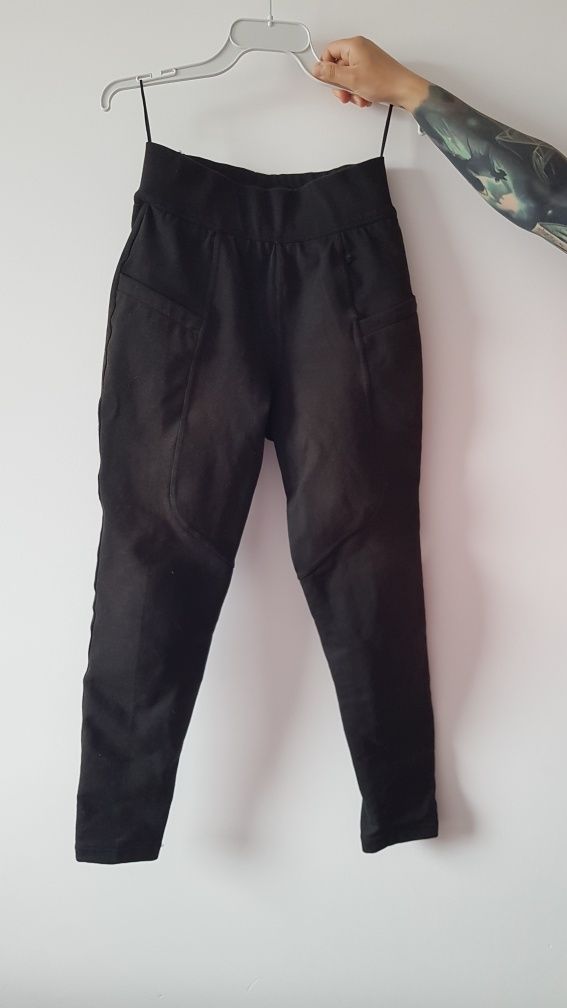 Spodnie motocyklowe damskie legginsy czarne Shima Cruz L