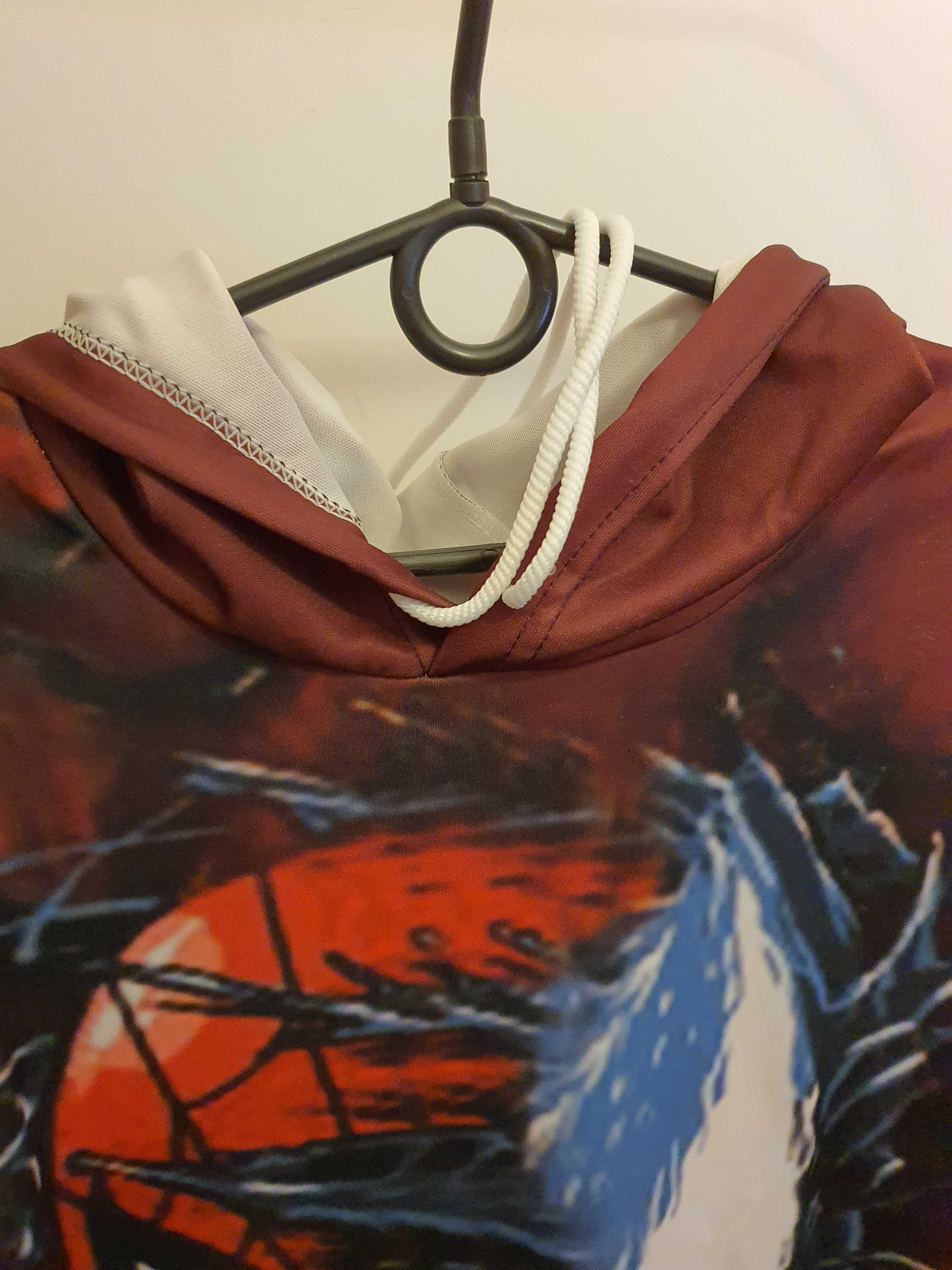 Bluza Venom Spiderman Męska Młodzieżowa Kangurka Kaptur Kieszenie 3XL