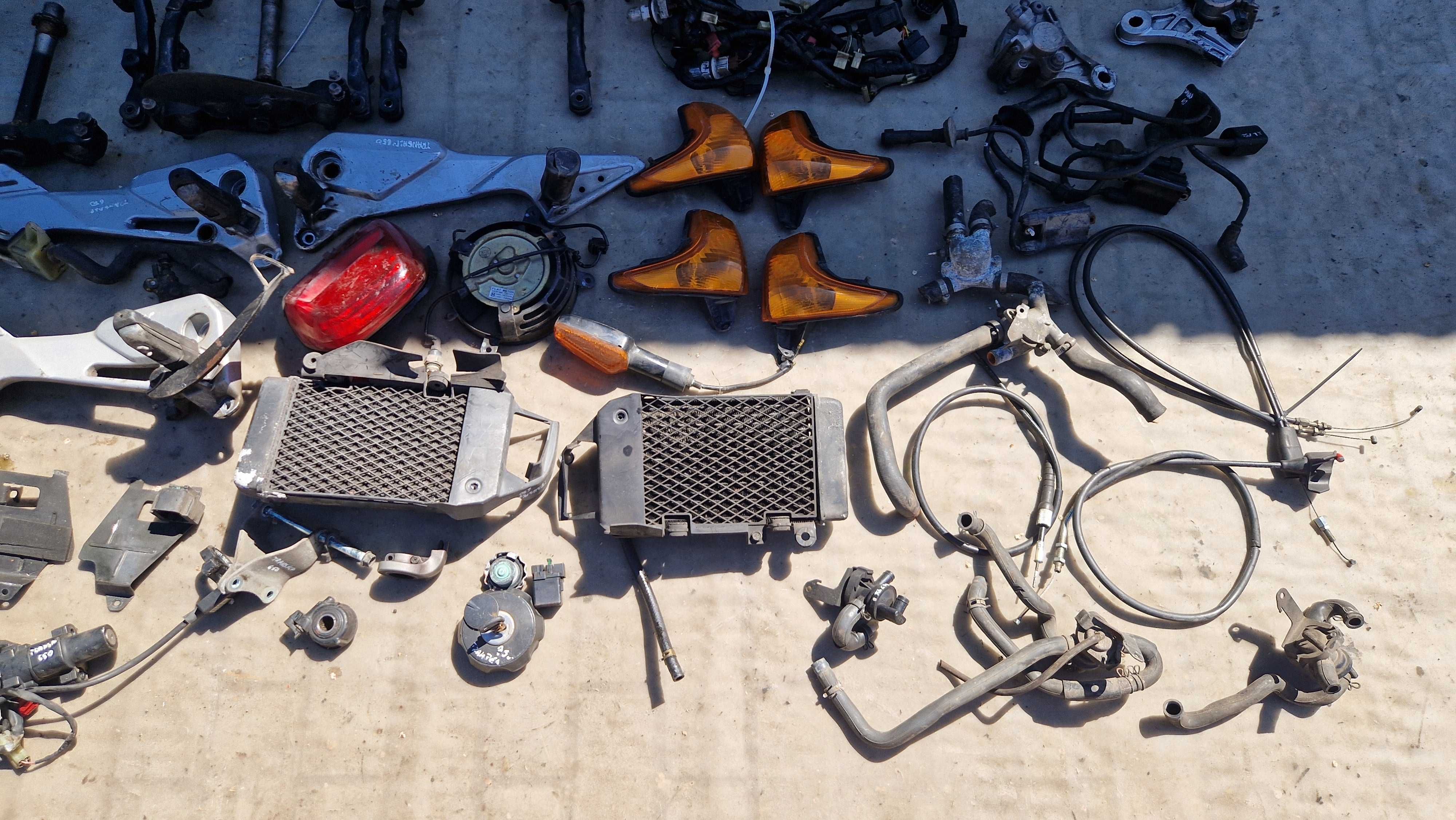 Honda XL 650 TRANSALP półka stelaż kierownica pompa set lampa lampa