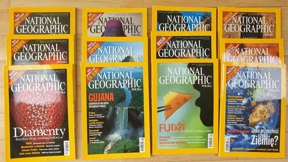 Pismo NATIONAL GEOGRAPHIC (egzemplarze od 1998 do 2023) 257 sztuk