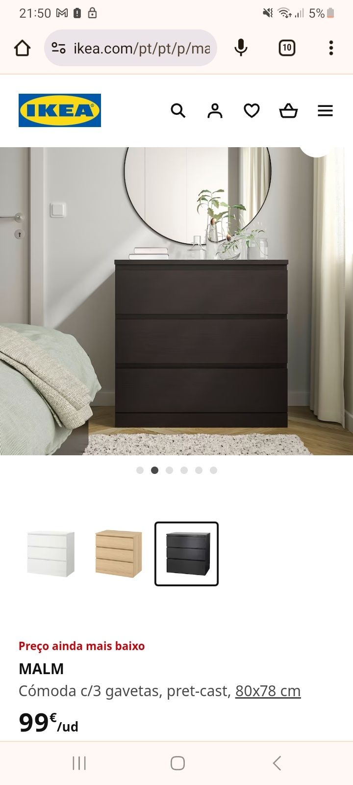 Comoda Malm Ikea