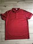 Koszulka Polo, przewiewna, regular fit L Czerwona