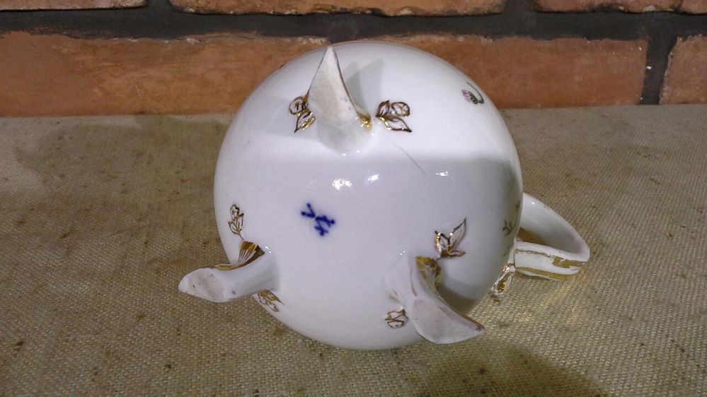 Królewska Porcelana MEISSEN, MIŚNIA, Mlecznik Saksoński 0,5 l, Piękny