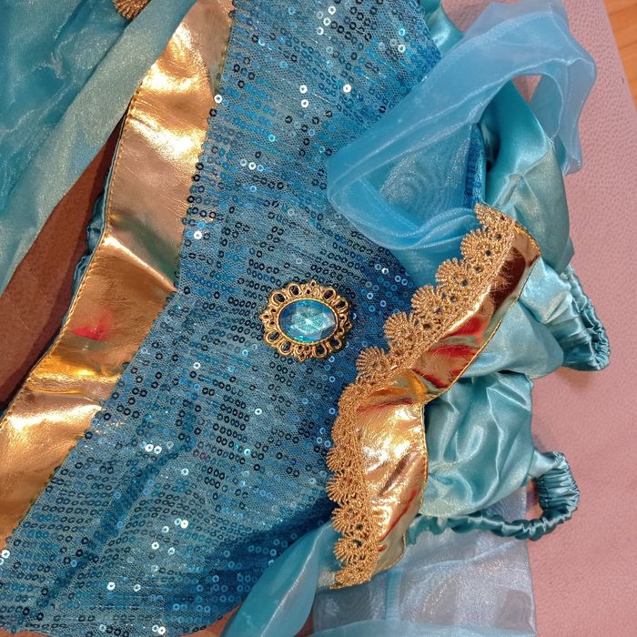 Strój przebranie karnawałowe księżniczka Jasmina Alladyn r.128-134