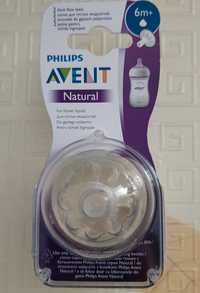 Smoczek philips Avent natural 6+ gęstych pokarmów