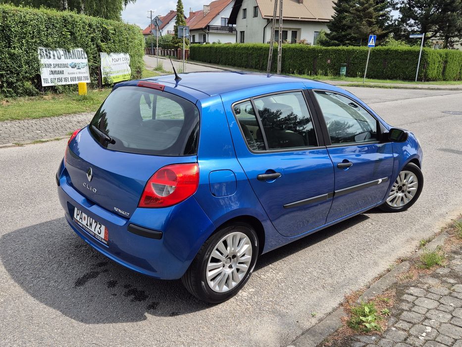 RENAULT CLIO III 1.2B OPŁACONY Z Niemiec Klima Elektryka 06R Stan BDB
