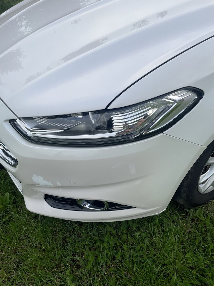 Ford mondeo mk5 kompletny przód biała perła id maska pas przedni