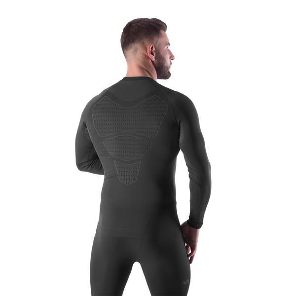 btz0464 bielizna termoaktywna czarna męska zestaw 2xl/3xl magnus nils