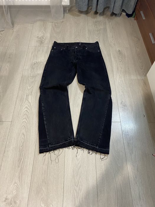 Flared boot cut jeans balenciaga slim fit archive клеш opium
