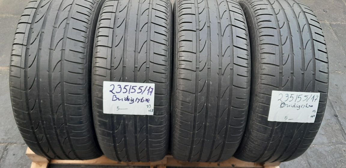 Opony Letnie 235÷55÷17÷.BRIDGESTONE.380 zł kpl-4 sztuki.Montaż.Wysłka.