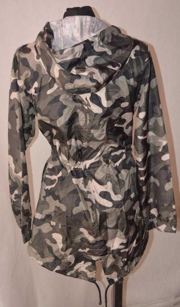 Wiosenna cienka kurtka parka bez podszewki Primark 34/36