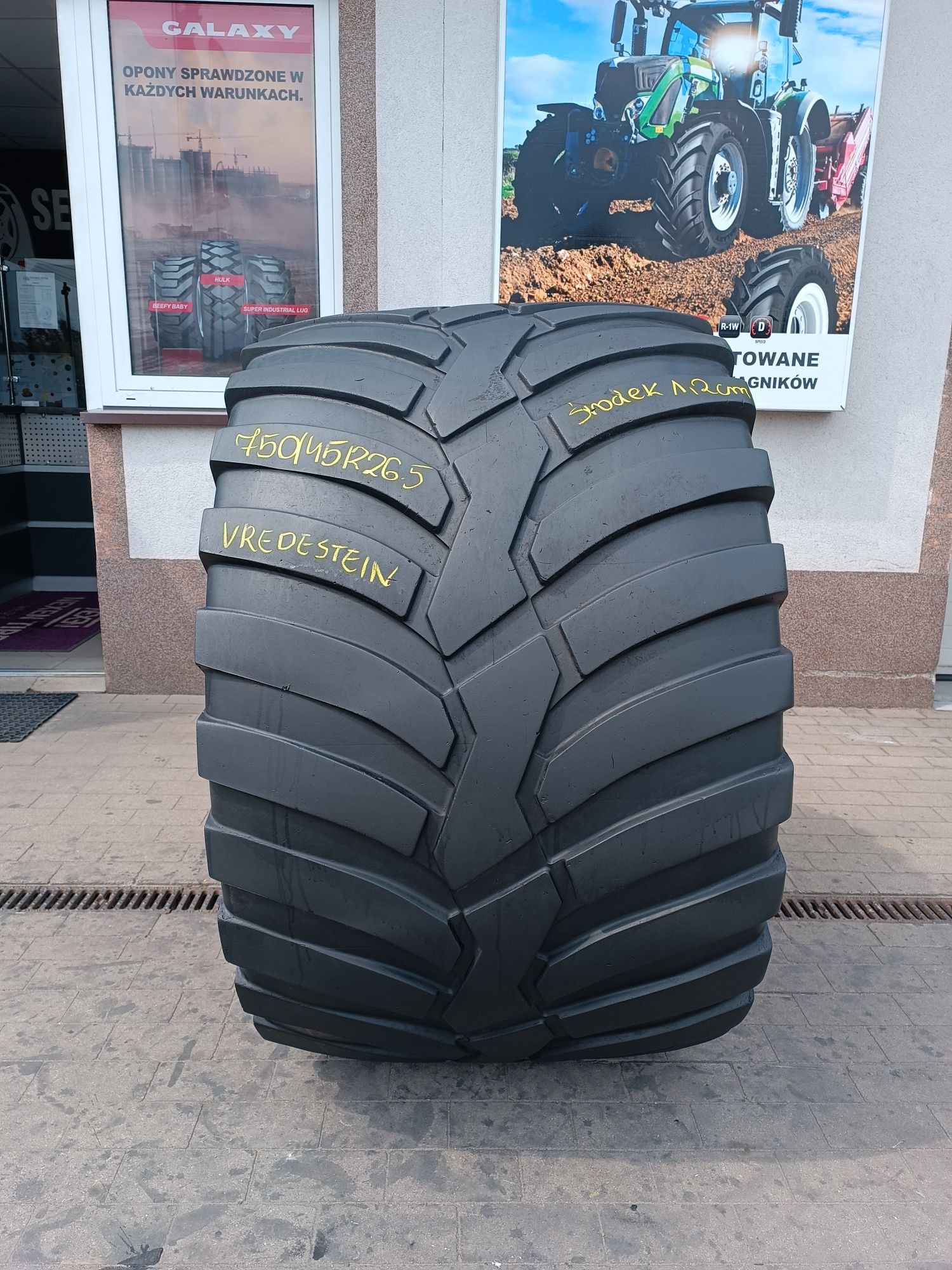 750/45R26.5 Vredestein Flotation  Trac Radial  750/45-26.5