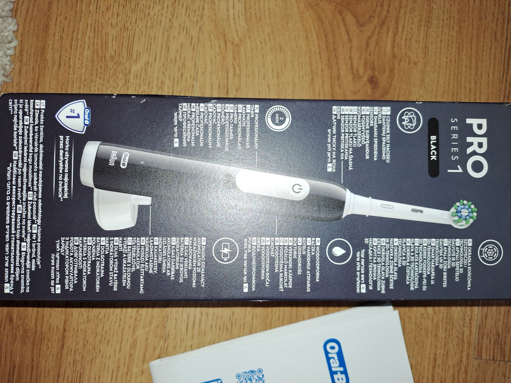 Szczoteczka elektryczna oral-b pro series 1 black oralb czarna