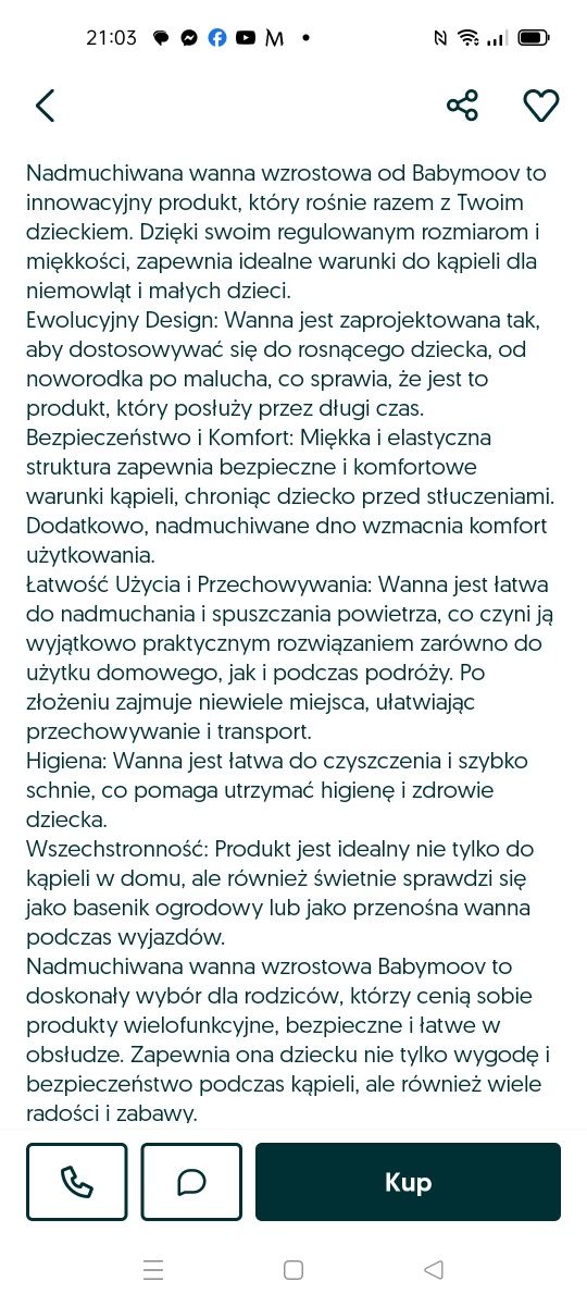 Wanienka 2 w 1 dmuchana turystyczna ,suchy basen z kulkami Babymoov