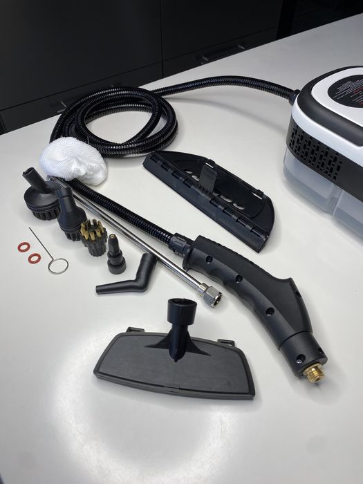 Пароочисник-відпарювач 7 насадок 2500W для прибирання меблів кухні