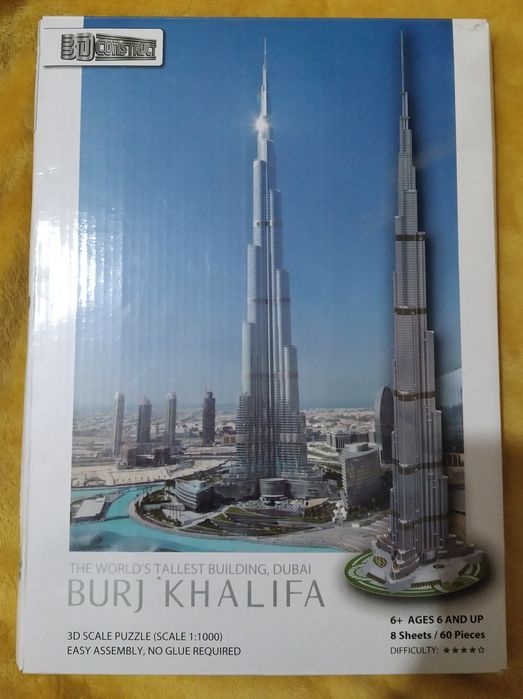 3д-паззл/3d-puzzle Burj Khalifa, Dubai, новый, ОАЭ