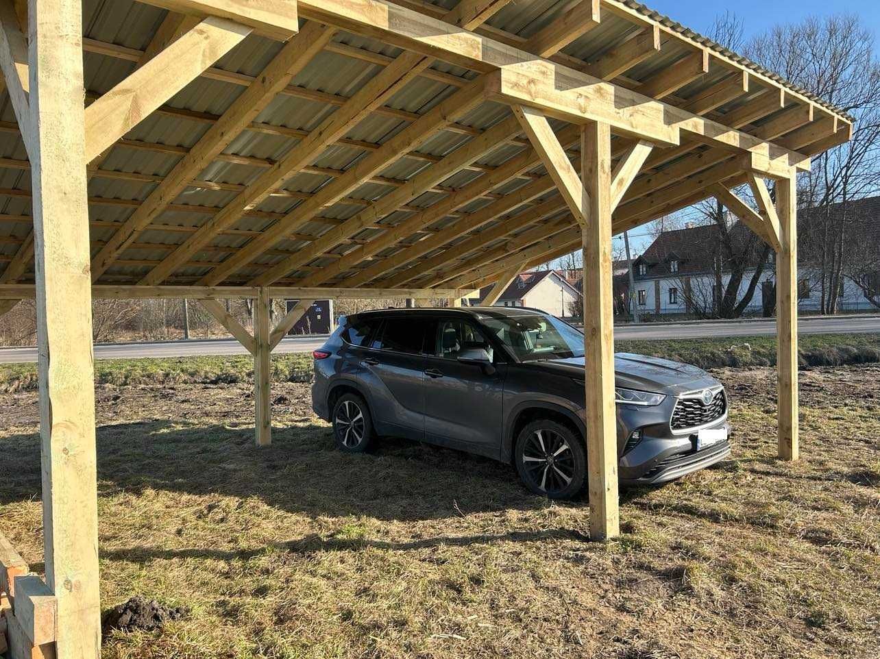 Wiata fotowoltaiczna z instalacją o mocy 7,74kWp