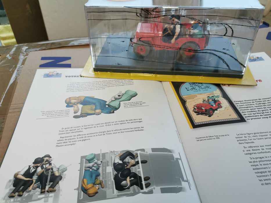 Tintin coleção de veículos à escala 1 /24