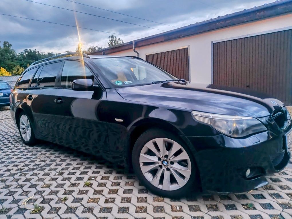 BMW E61*2007r "OPIS*3.0DIESEL*218KM*Automat*Możliwość zamiany*zadbana