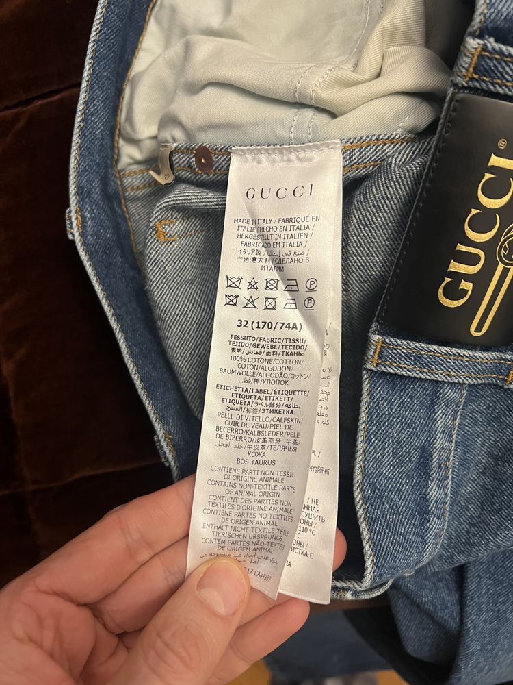 Чоловічі джинси Gucci, Burberry БВ 46 розмір оригінал