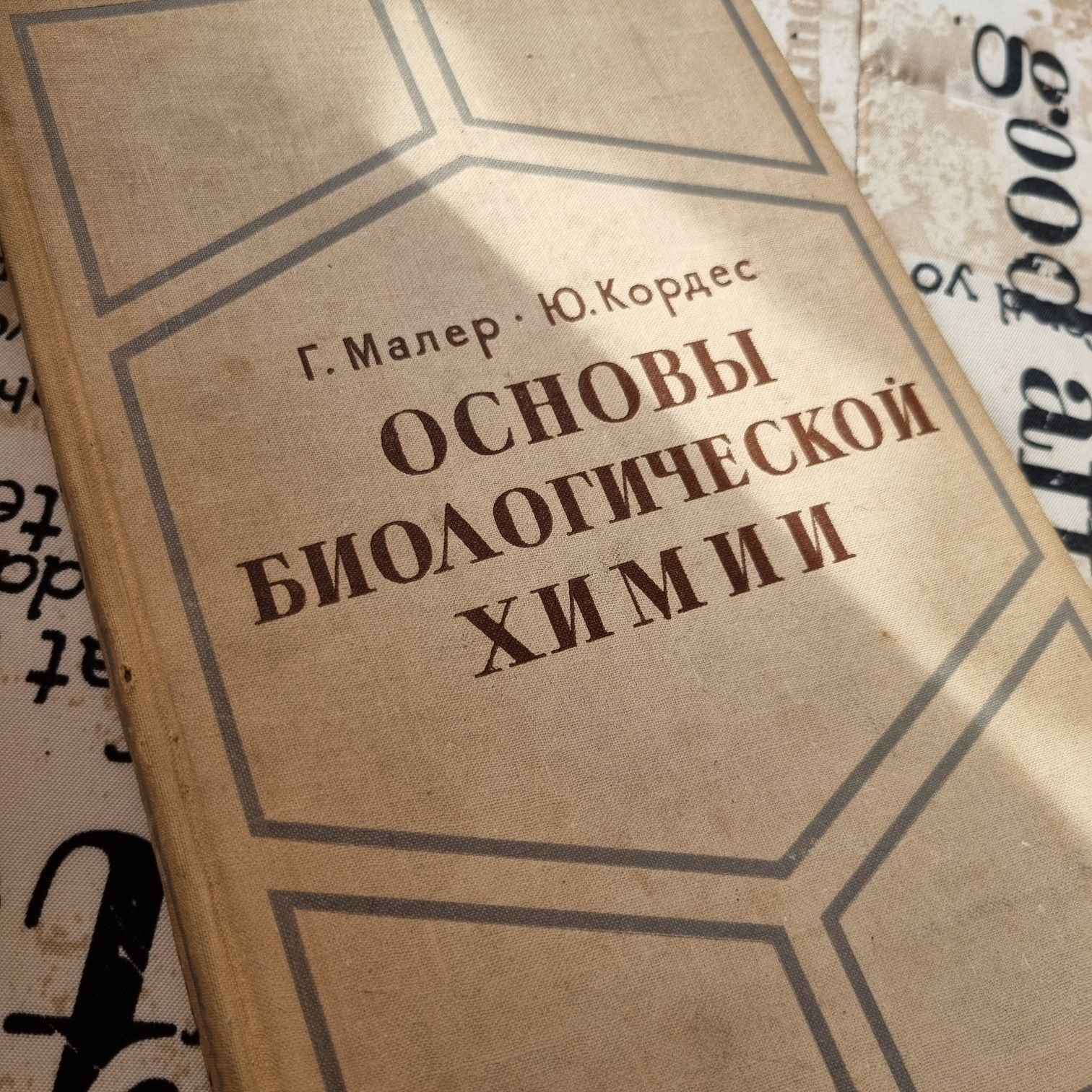 Книга Г. Малер Ю. Кордес Основы биологической химии, биология медицина