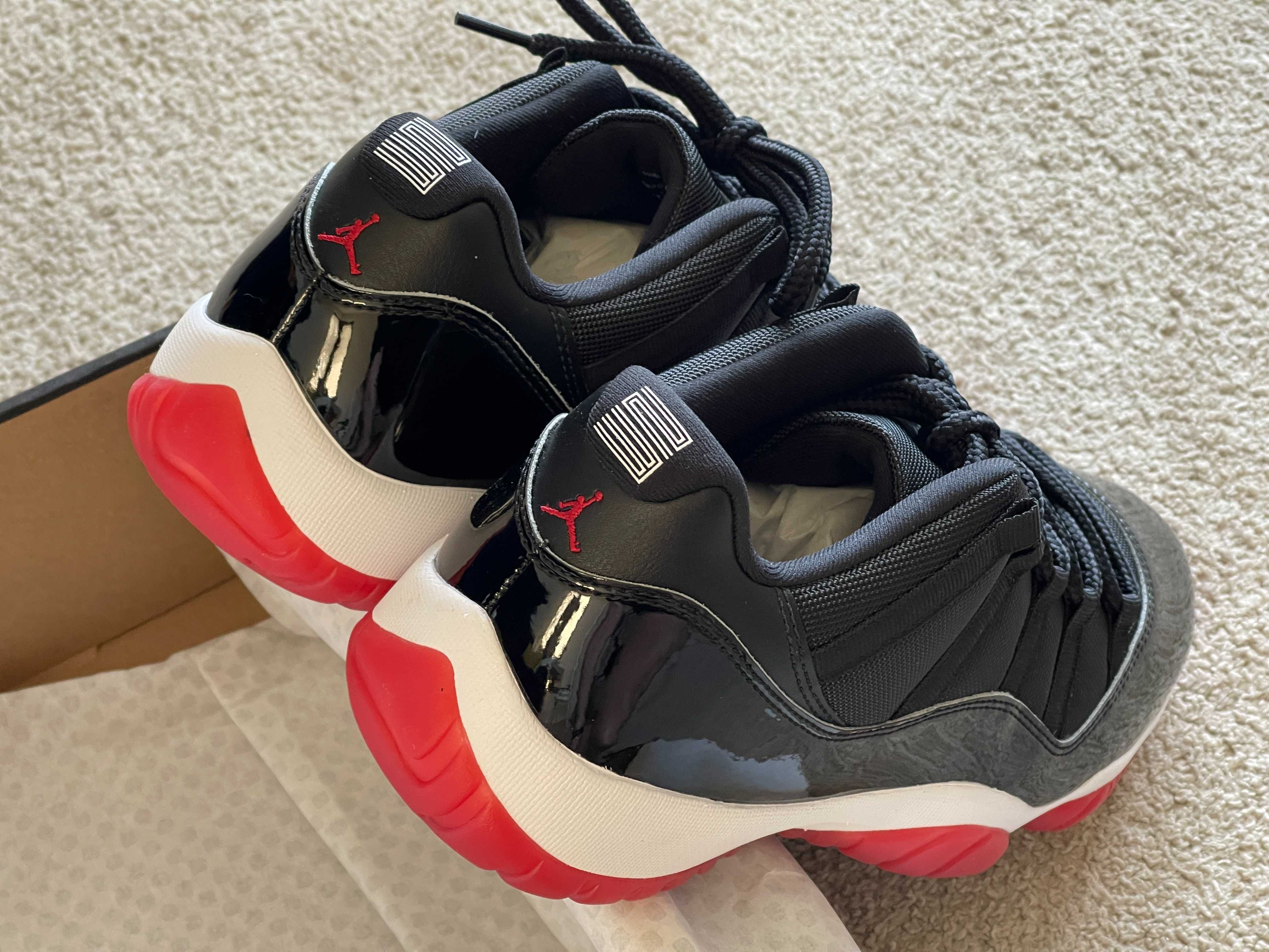 Nike Air Jordan 11 Retro Low „Bred” 2015, rozmiar EUR 44.5