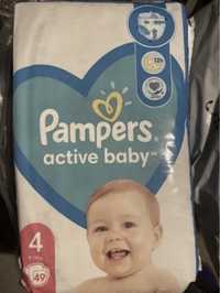 Подгузники pampers active baby. Размер 4