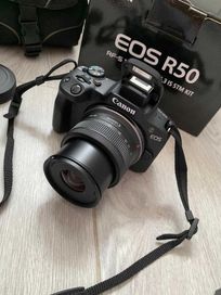 Aparat fotograficzny Canon EOS R50 + RF-S 18-45mm