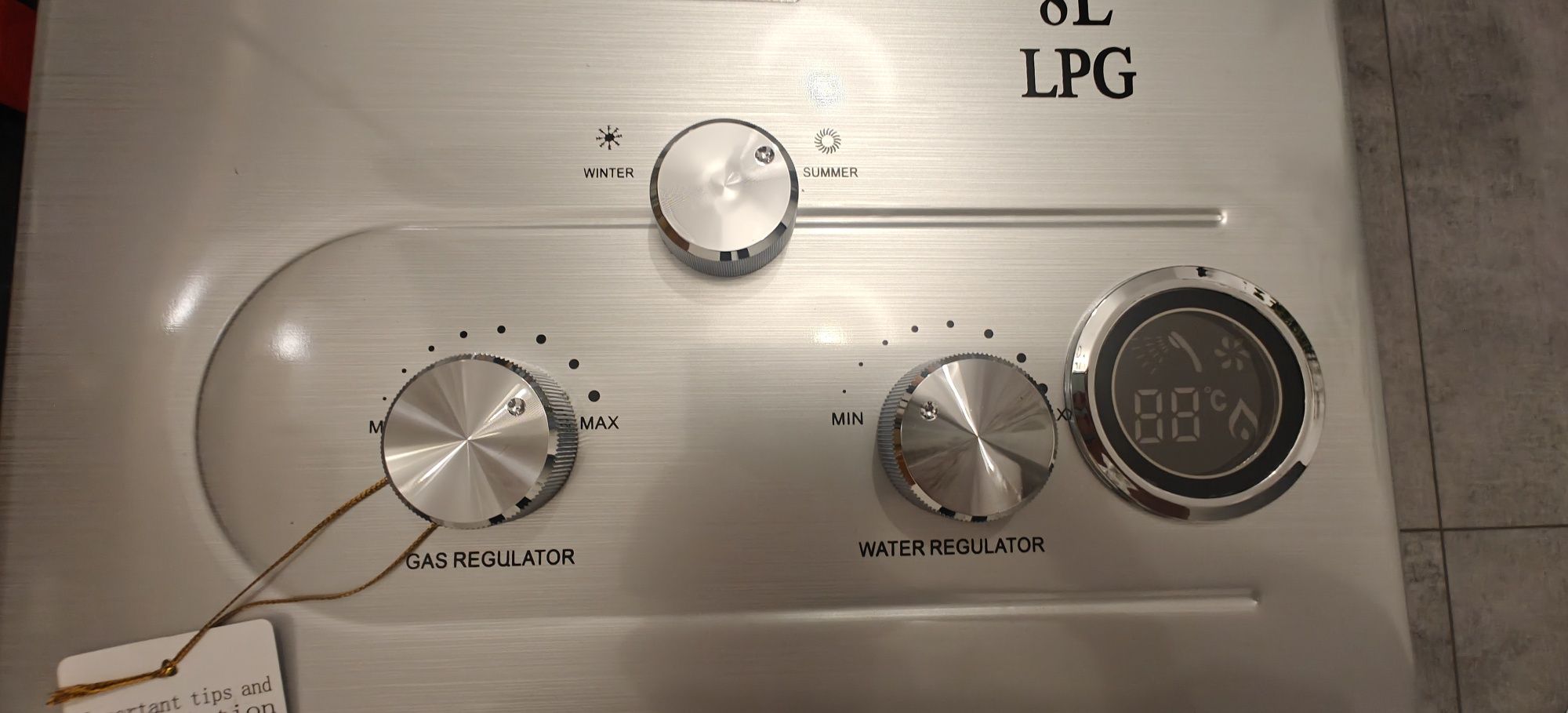 Przepływowy podgrzewacz wod na gaz lpg