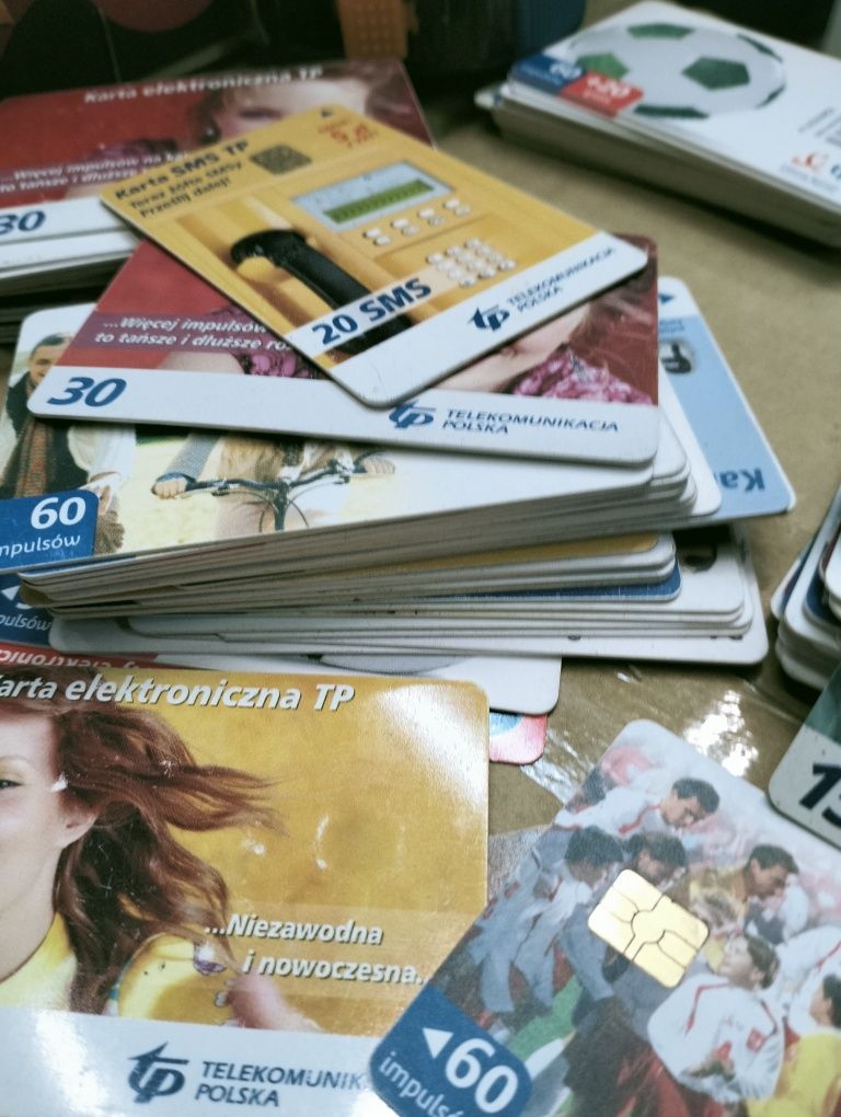 Karty telefoniczne TP czip mix