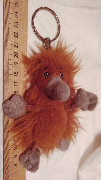 игрушка мягкая утконос утка кот лиса брелок на ранец макдональдс 2006