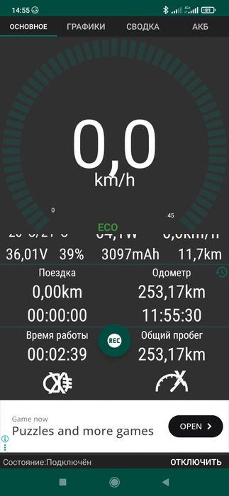 Самокат Xioami mi 365.